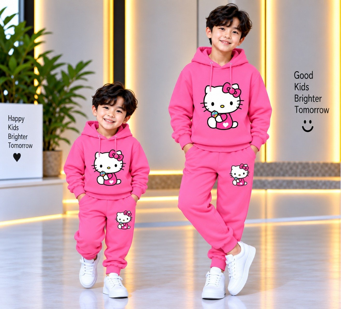 Stylish Kids Hoodie Set